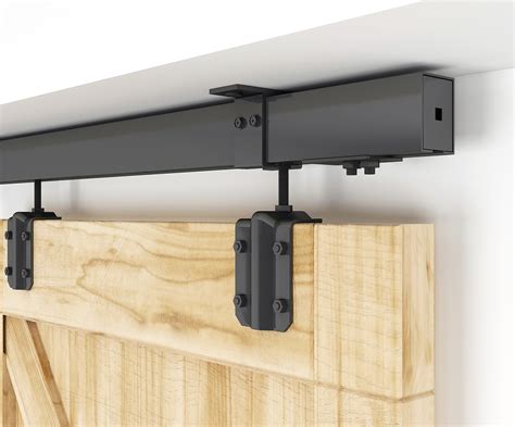 Width Cast from natural wood beams with surface textures and wood-grain detail, Volterra's faux wood <strong>ceiling</strong> beams perfectly duplicate. . Diy ceiling mount barn door hardware
